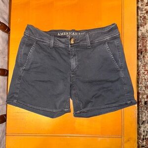 American Eagle navy khaki shorts